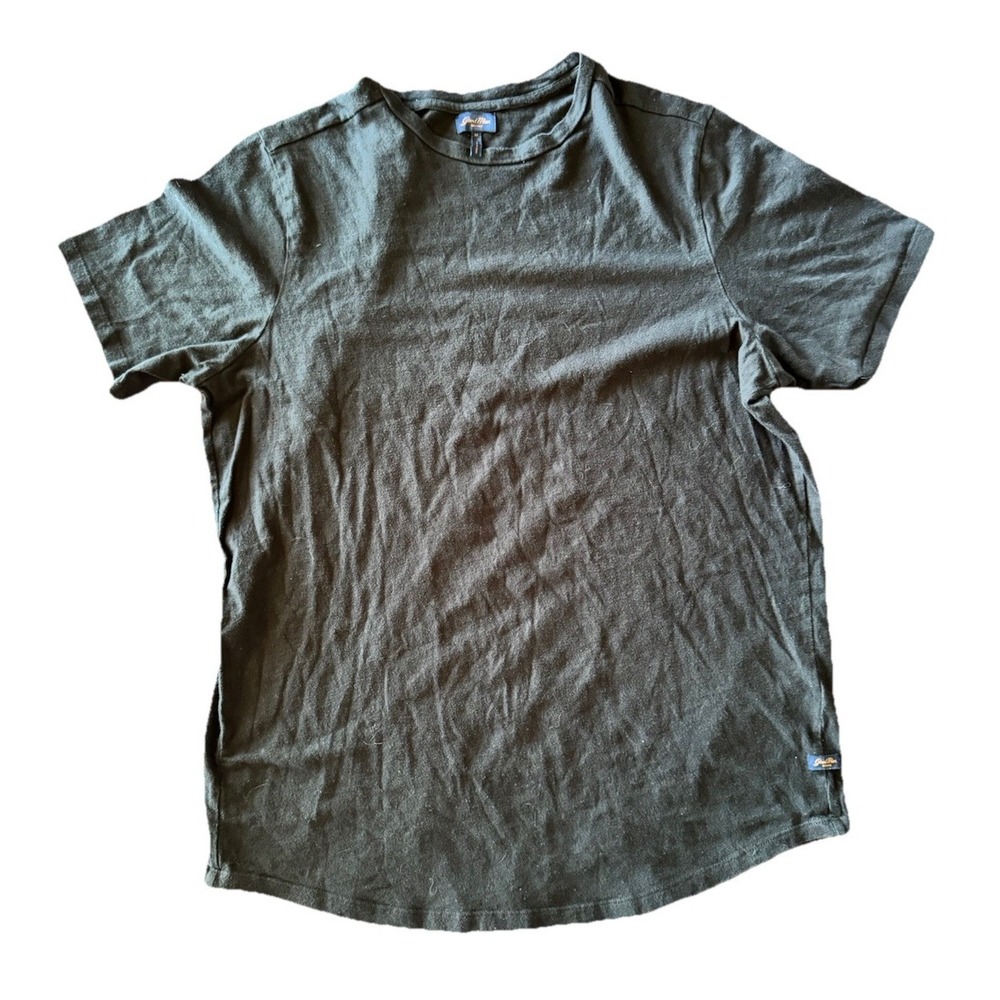 Good Man Brand Black Tee Size M Classic Fit Crewneck Streetwear Minimalist